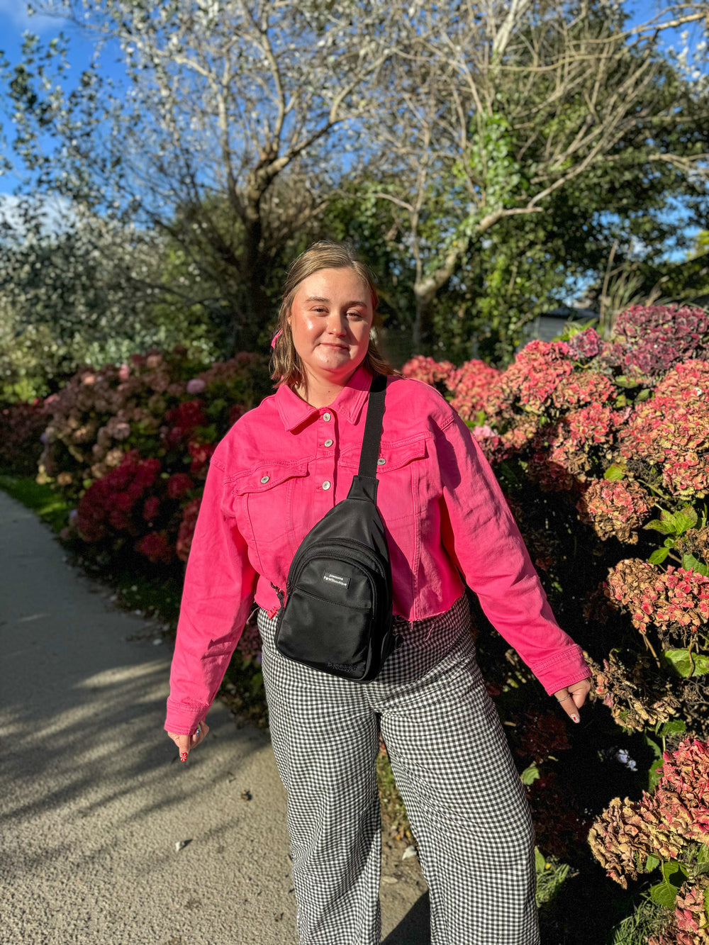 Sling Backpack - Walkies Ready® Black