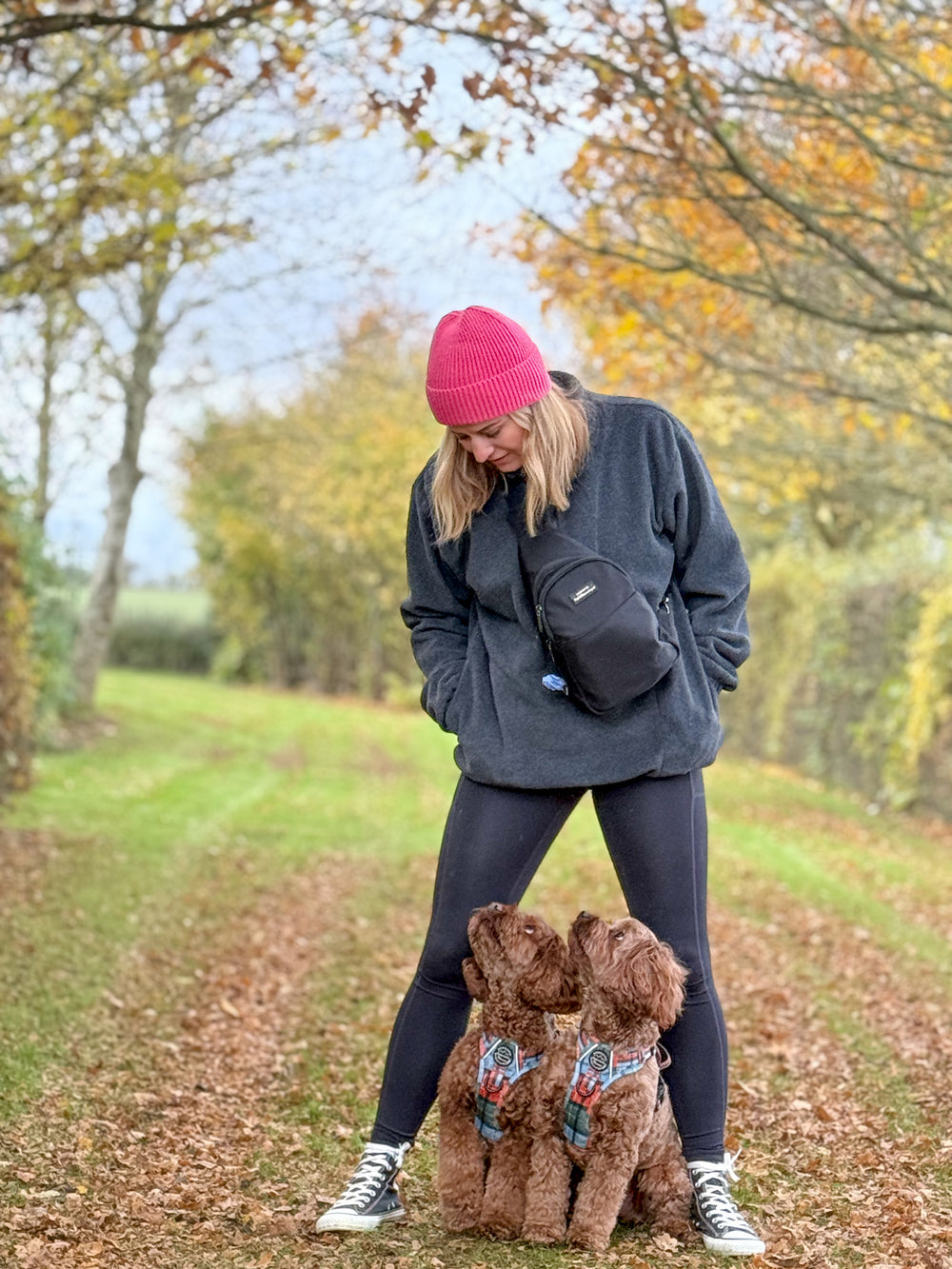 Sling Backpack - Walkies Ready® Black