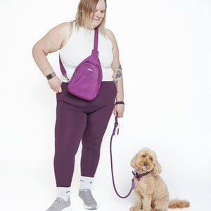 Sling Backpack - Walkies Ready® Plum