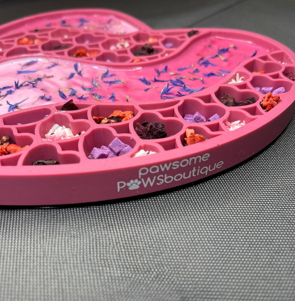 Lick Mat - Raspberry Pink