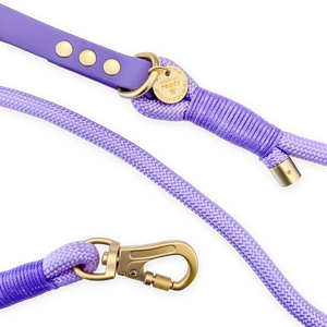 4ft Rope Lead - Walkies Ready® Lavender Lilac