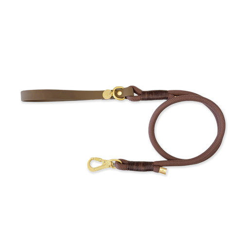 4ft Rope Lead - Brown