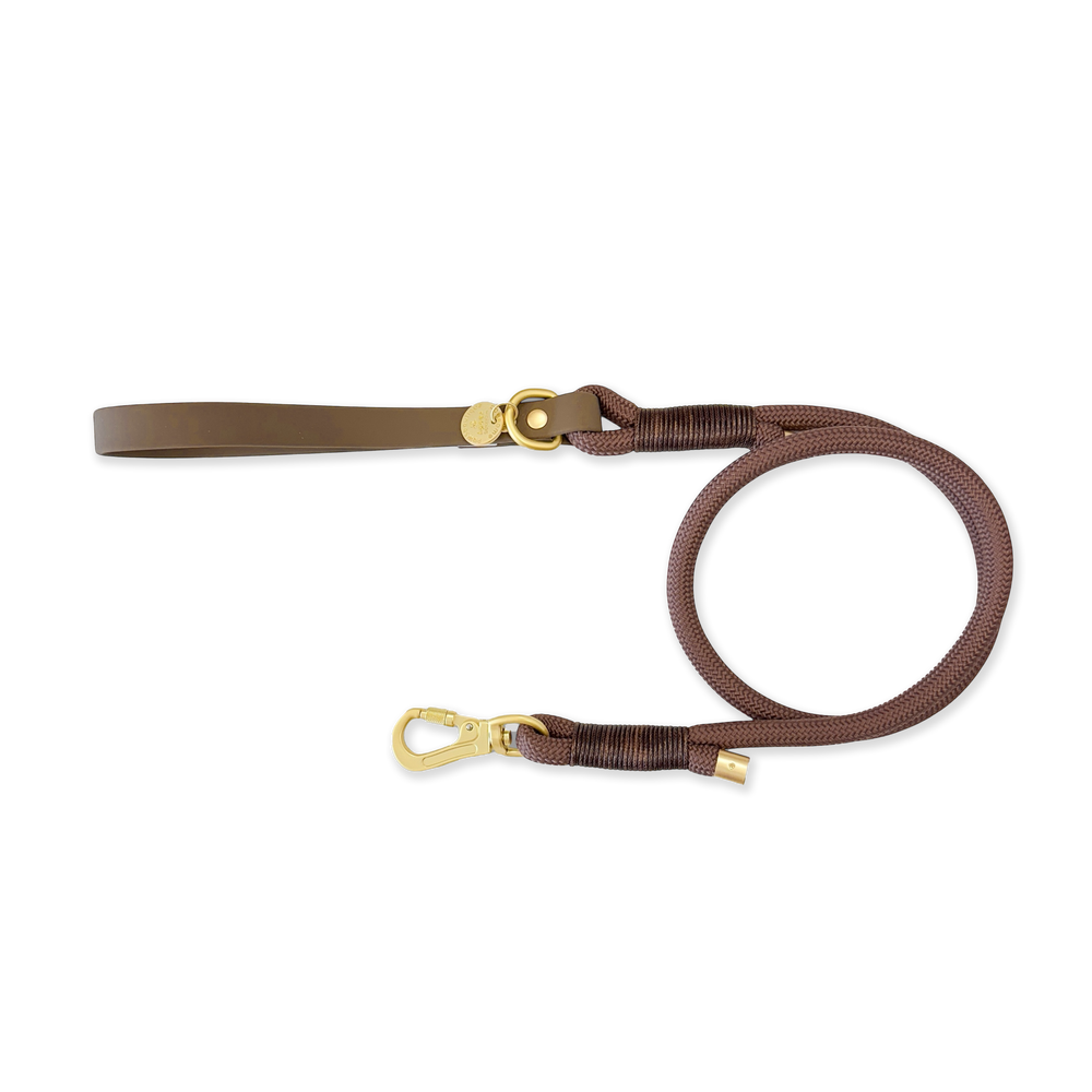 4ft Rope Lead - Brown