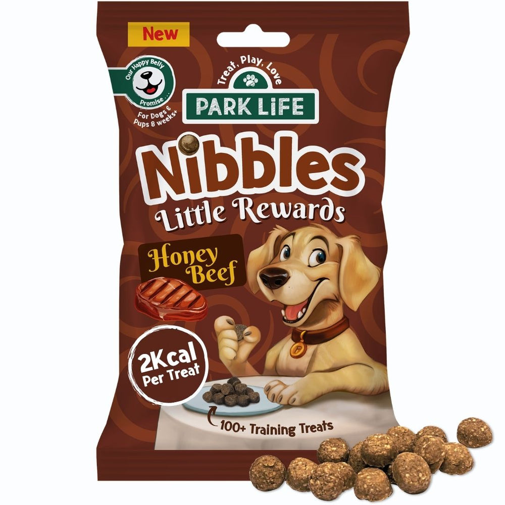 PARK LiFE Nibbles (Little Rewards) Honey Beef Flavour 80g