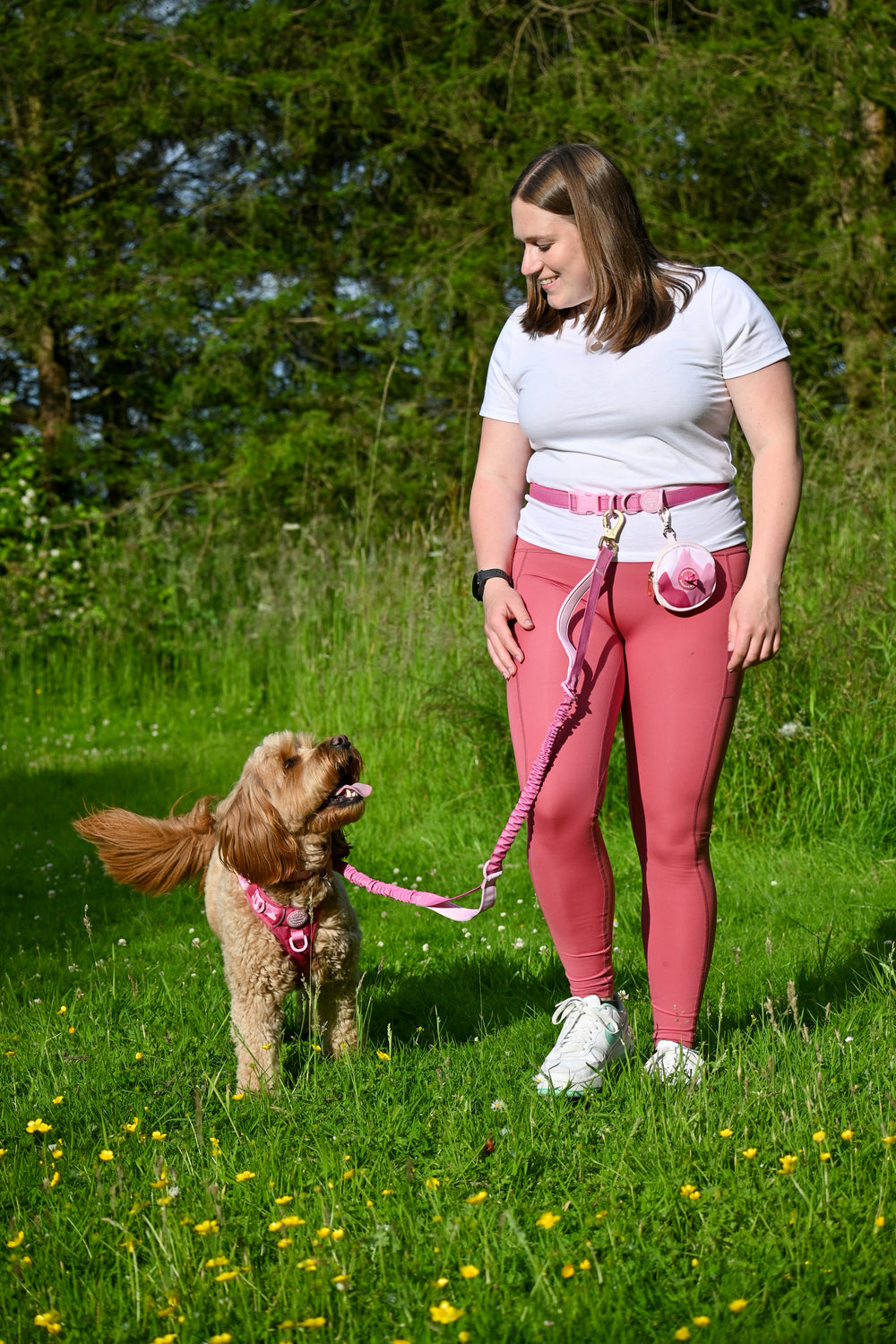 Handsfree Lead - Walkies Ready® Raspberry Pink