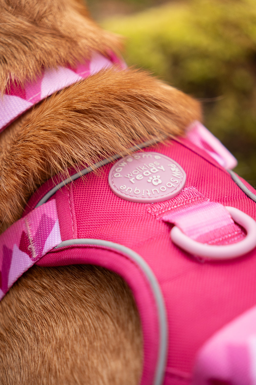 Tough Trails™ Harness - Walkies Ready® Raspberry Pink