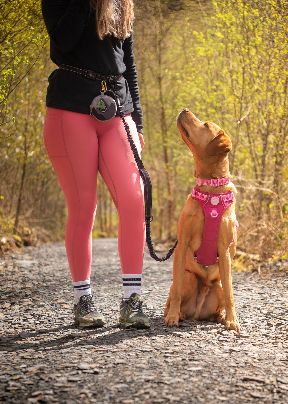 Handsfree Lead - Walkies Ready® Black