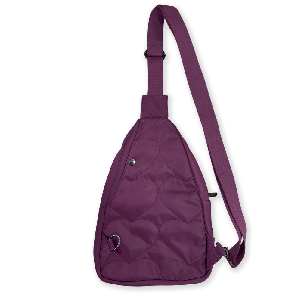 Sling Backpack - Walkies Ready® Plum