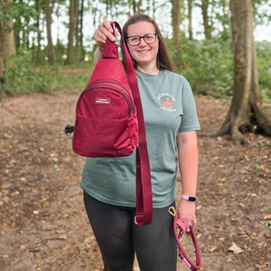 Sling Backpack - Walkies Ready® Ruby Red
