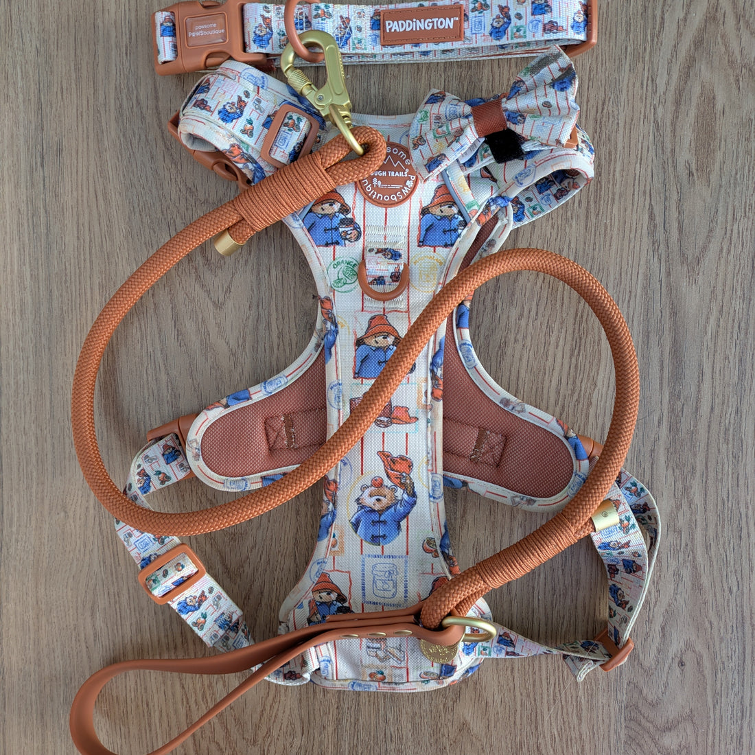 4ft Rope Lead - Rust