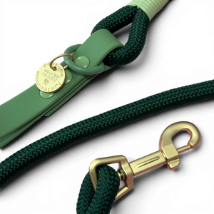 4ft Rope Lead - Walkies Ready® Forest Green (New Clip)