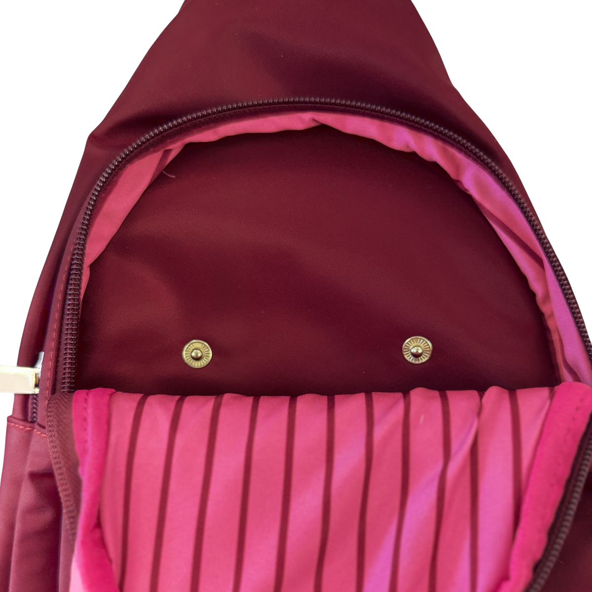 Sling Backpack - Walkies Ready® Ruby Red – Pawsome Paws Boutique