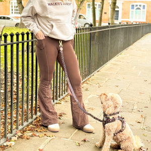 Handsfree Lead - Walkies Ready® Chocolate Brown