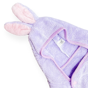 Disney© Hooded Microfibre Towel - Bambi + Friends Lilac