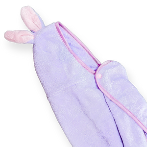 Disney© Hooded Microfibre Towel - Bambi + Friends Lilac