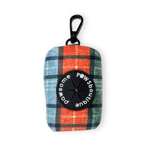 Poo Bag Holder - Harvest Plaid