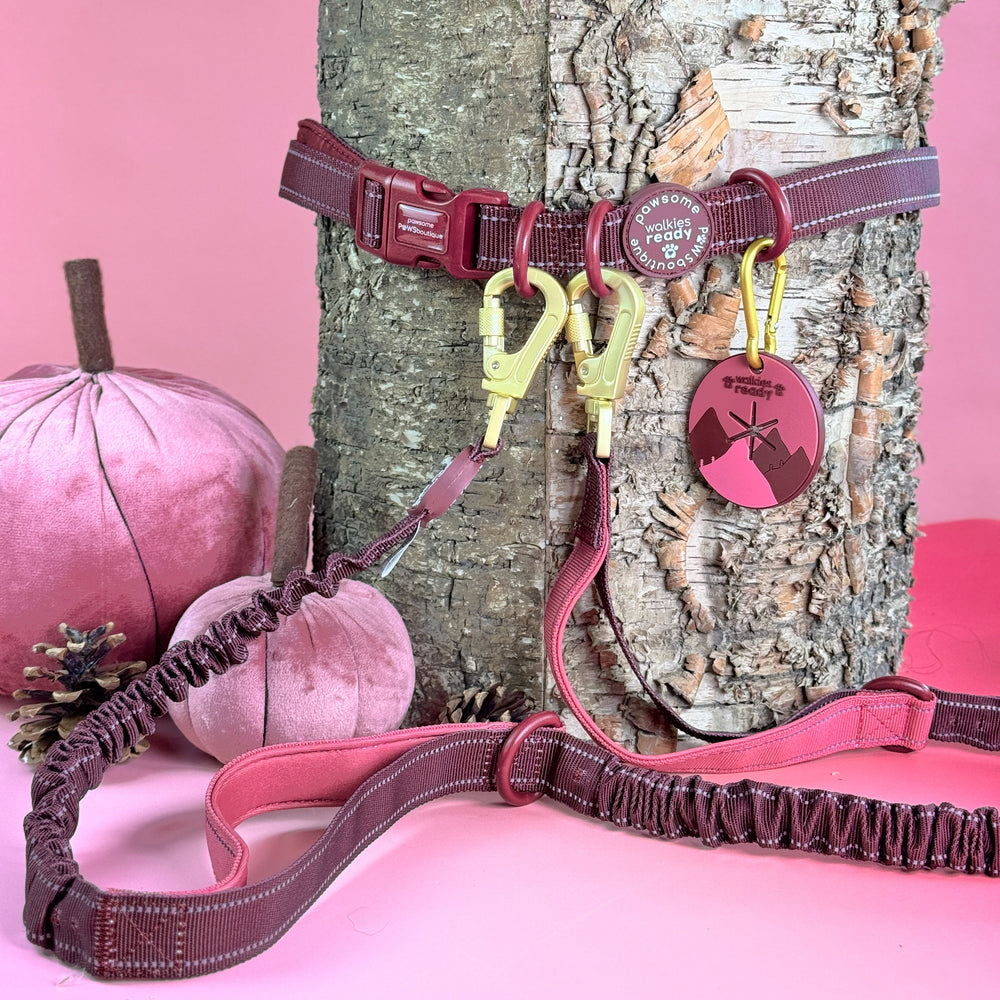 Handsfree Lead - Walkies Ready® Mulberry