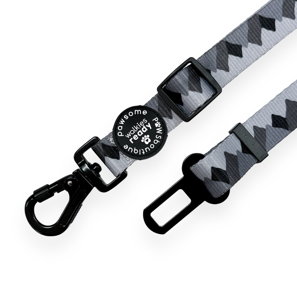 Walkies Ready® Seat Belt Restraint - Charcoal