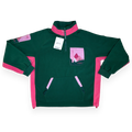 1/4 Zip Fleece - Walkies Ready® Fleece - Pink/Green