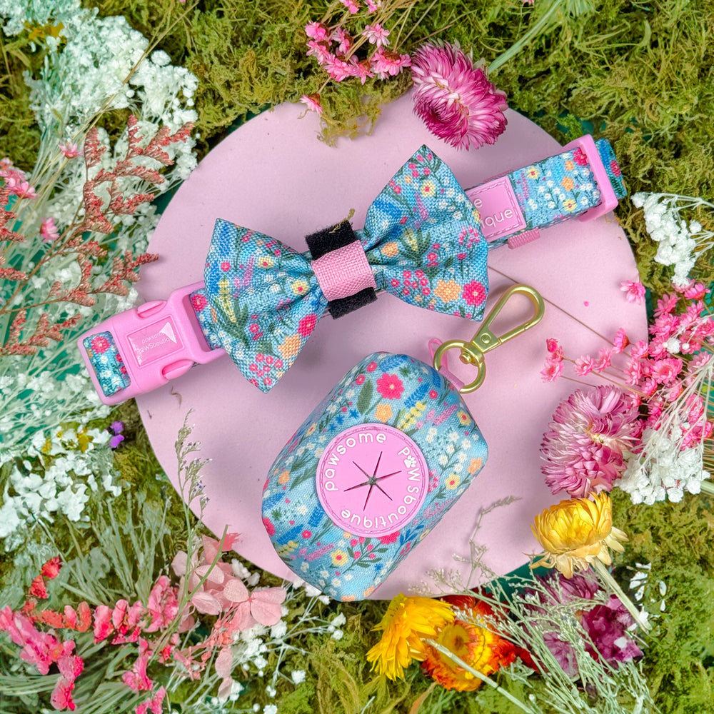 Poo Bag Holder - Whimsical Wildflowers