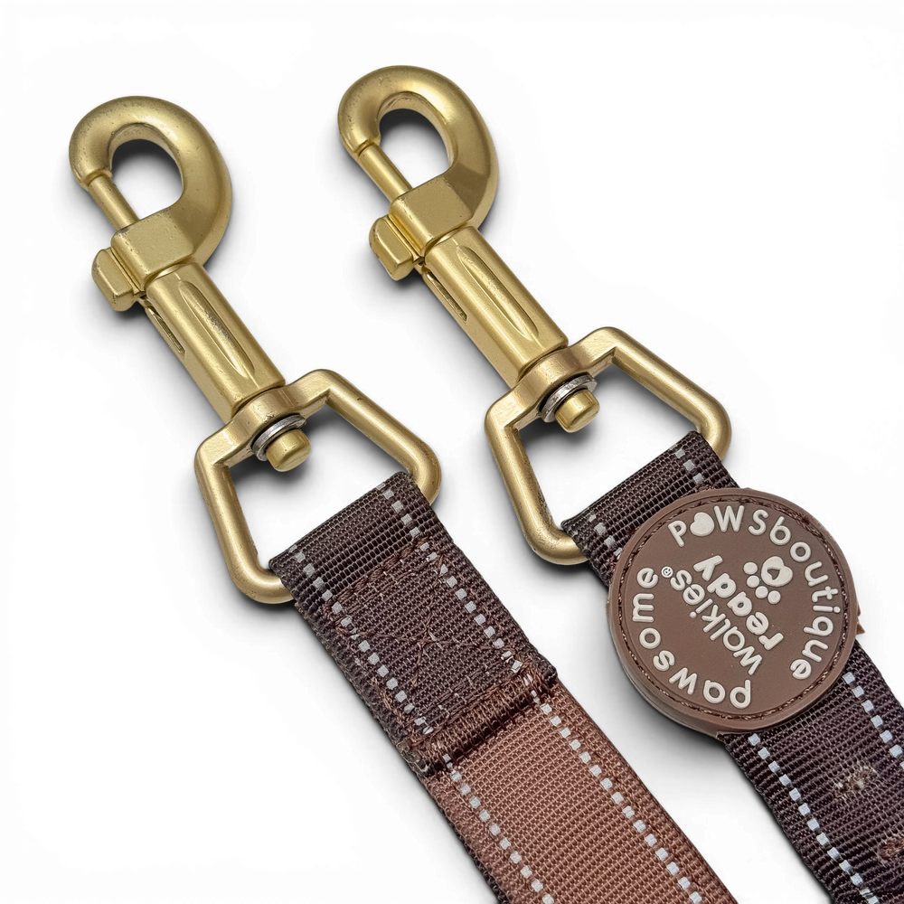 Handsfree Lead - Walkies Ready® Chocolate Brown (New Clip)