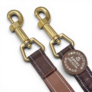 Handsfree Lead - Walkies Ready® Chocolate Brown (New Clip)