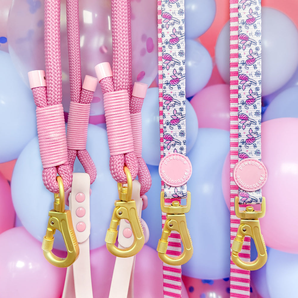 Disney© 4ft Rope Lead - Piglet - Pink