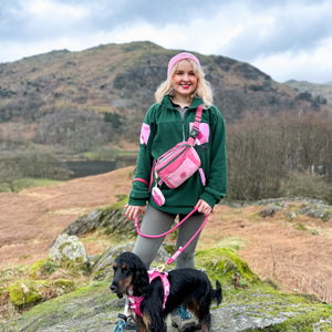 4ft Rope Lead - Walkies Ready® Raspberry Pink