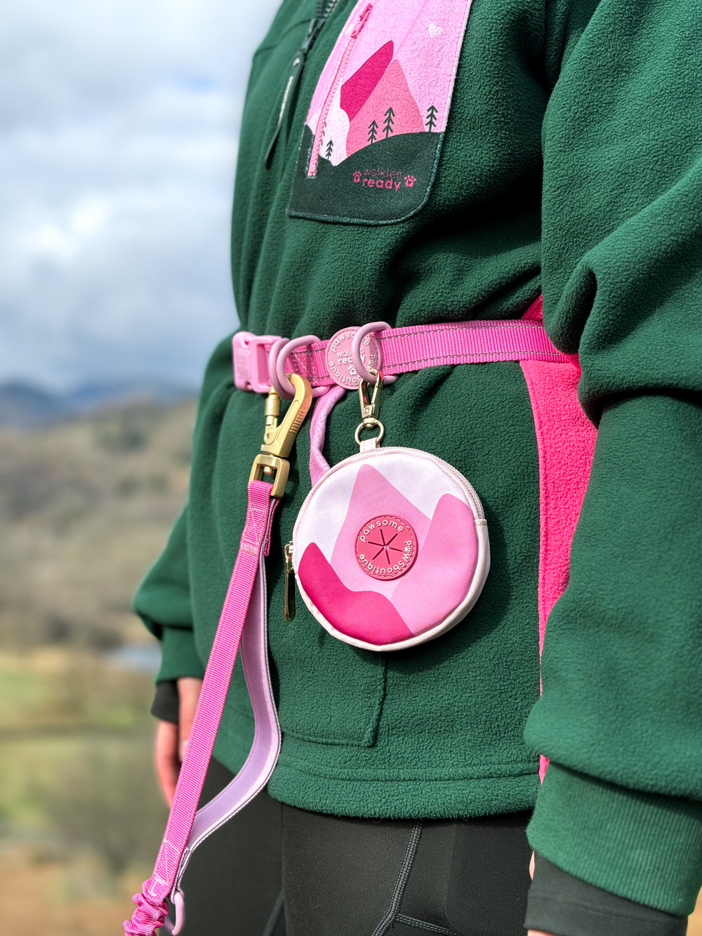 Handsfree Lead - Walkies Ready® Raspberry Pink