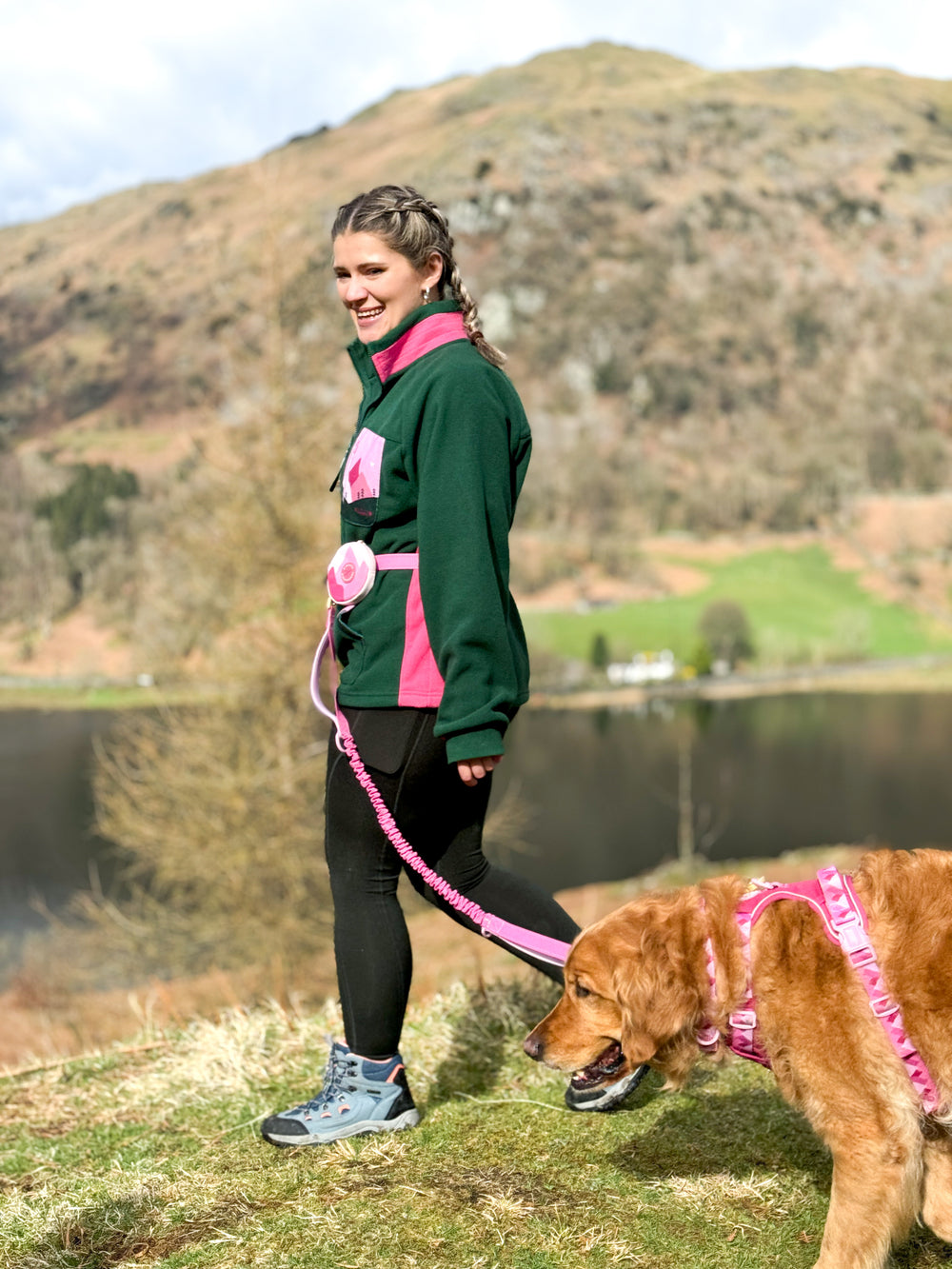 Handsfree Lead - Walkies Ready® Raspberry Pink