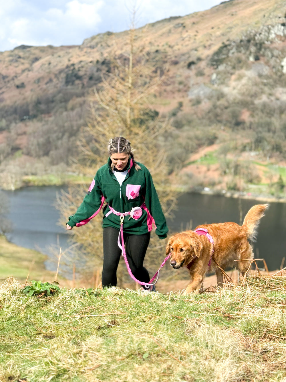 Handsfree Lead - Walkies Ready® Raspberry Pink