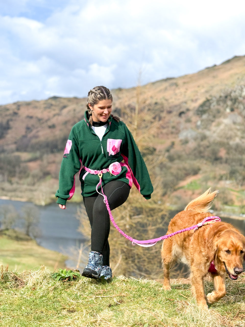 Handsfree Lead - Walkies Ready® Raspberry Pink