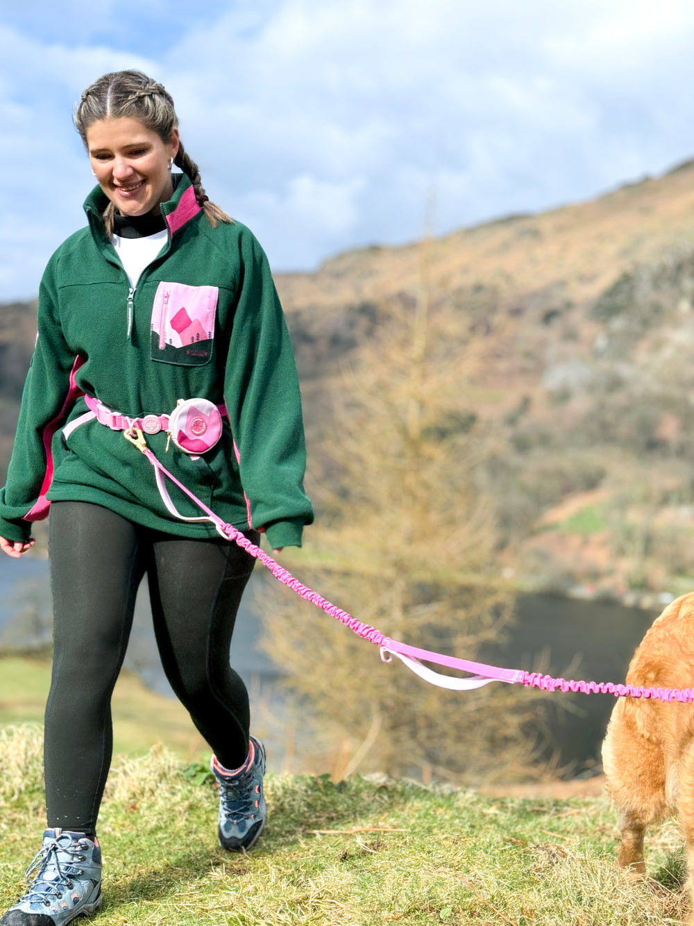 Handsfree Lead - Walkies Ready® Raspberry Pink