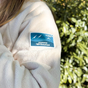 1/4 Zip Fleece  - Walkies Ready® Cream