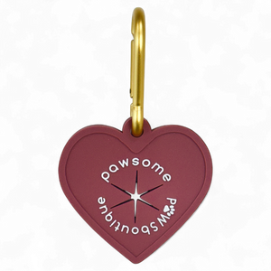 Pawsome Poop Pocket - Wine Red (Gold Clip)