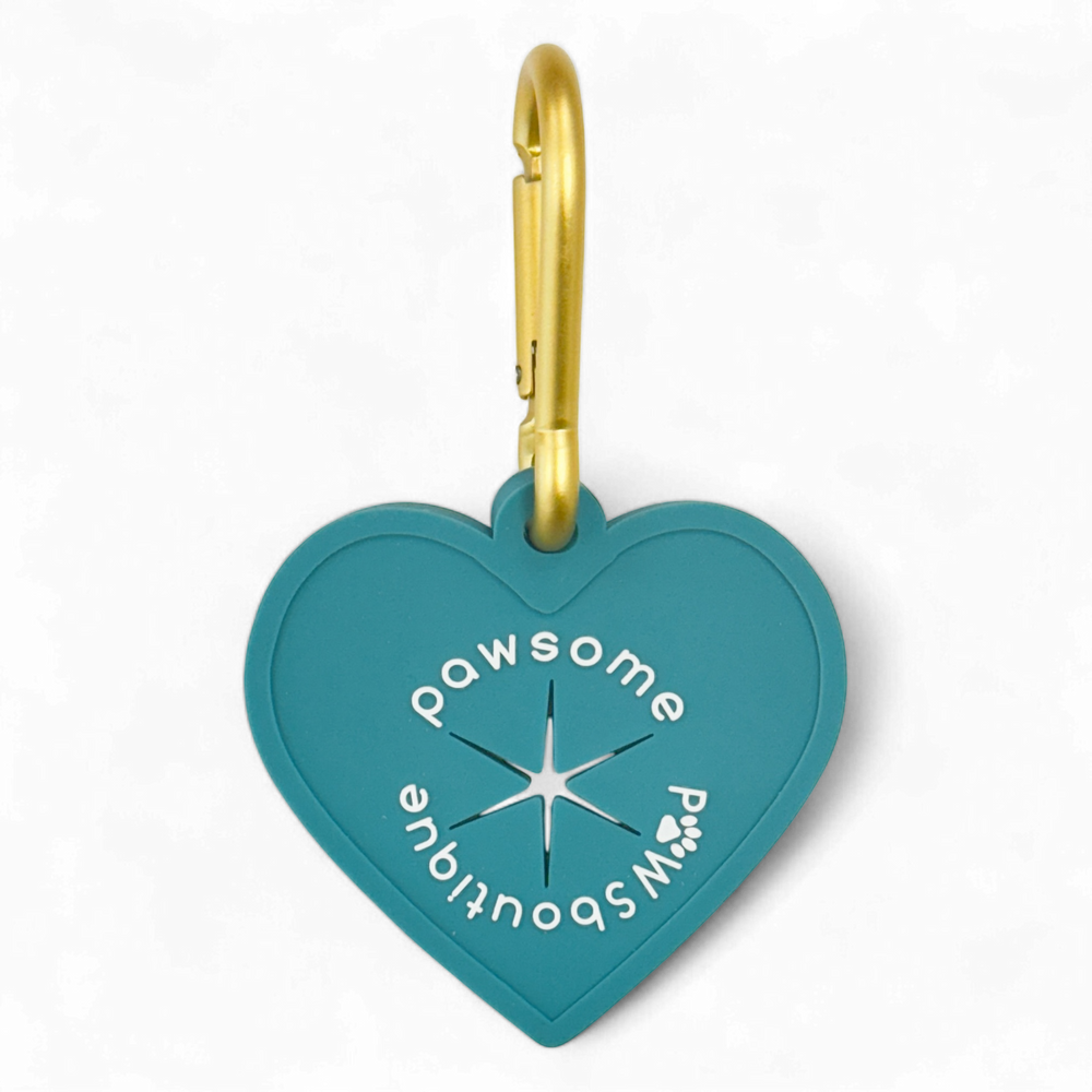 Pawsome Poop Pocket - Teal (Gold Clip)