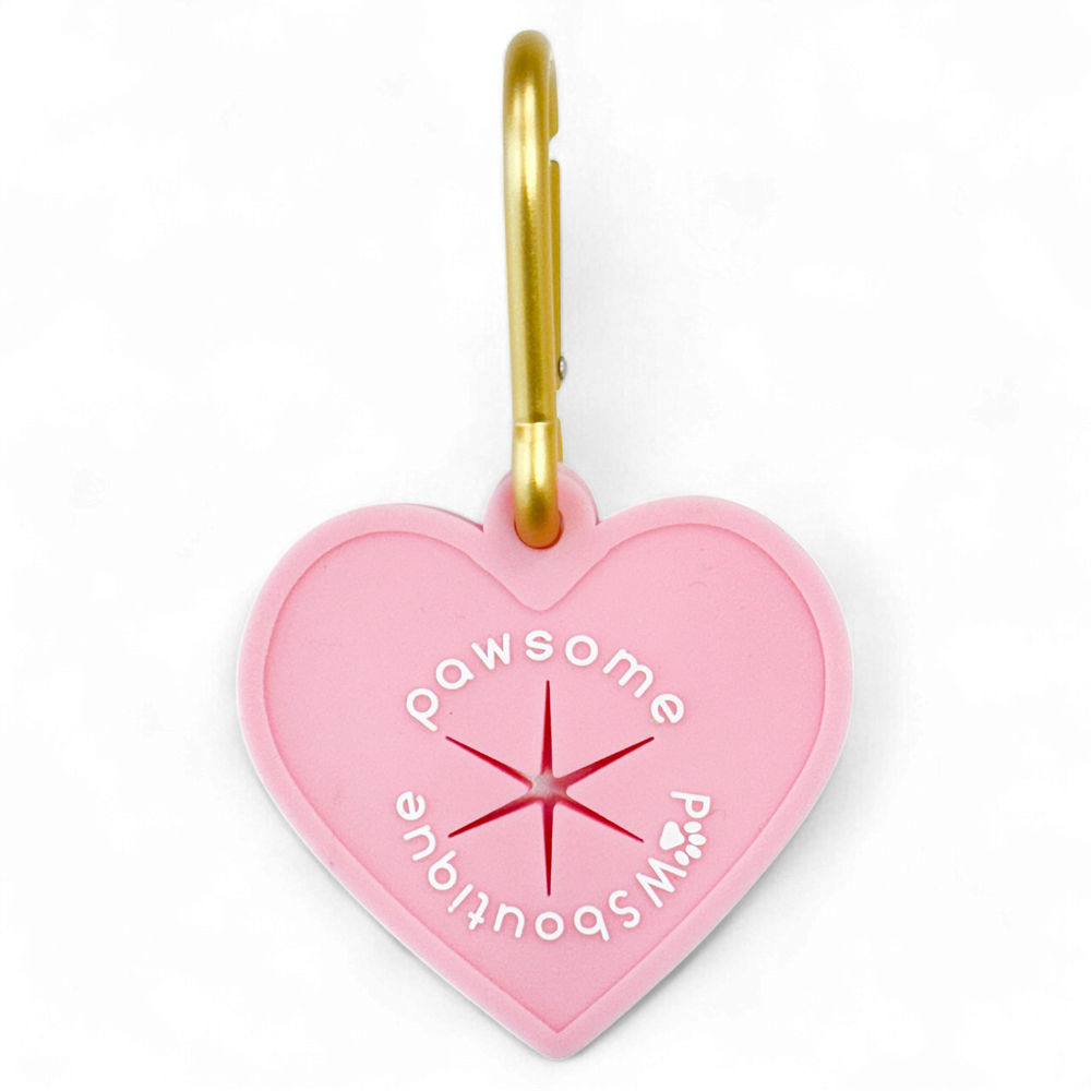 Pawsome Poop Pocket - Pastel Pink (Gold Clip)