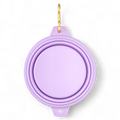 Collapsible Dog Bowl - Lilac (Gold Clip)