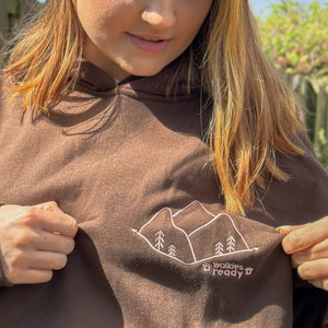 Hoodie - Walkies Ready® Chocolate Brown