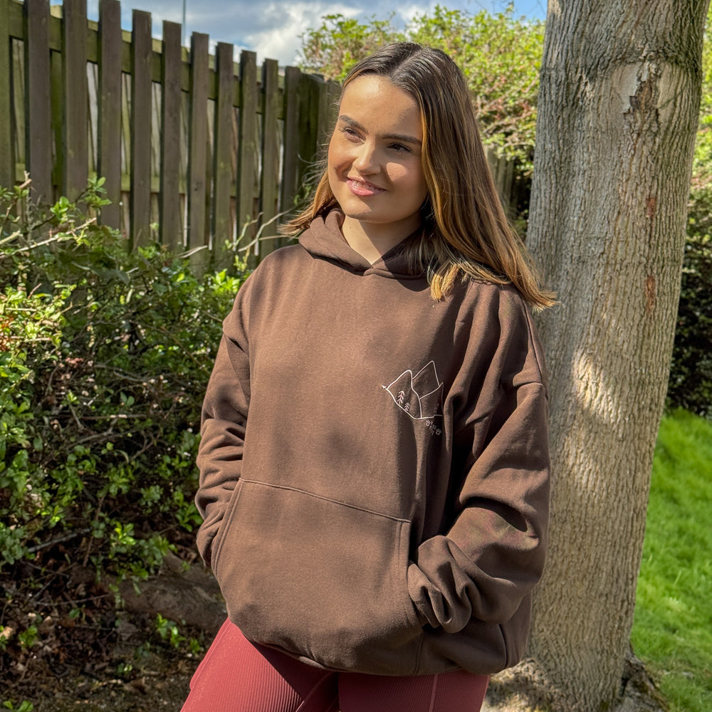 Hoodie - Walkies Ready® Chocolate Brown