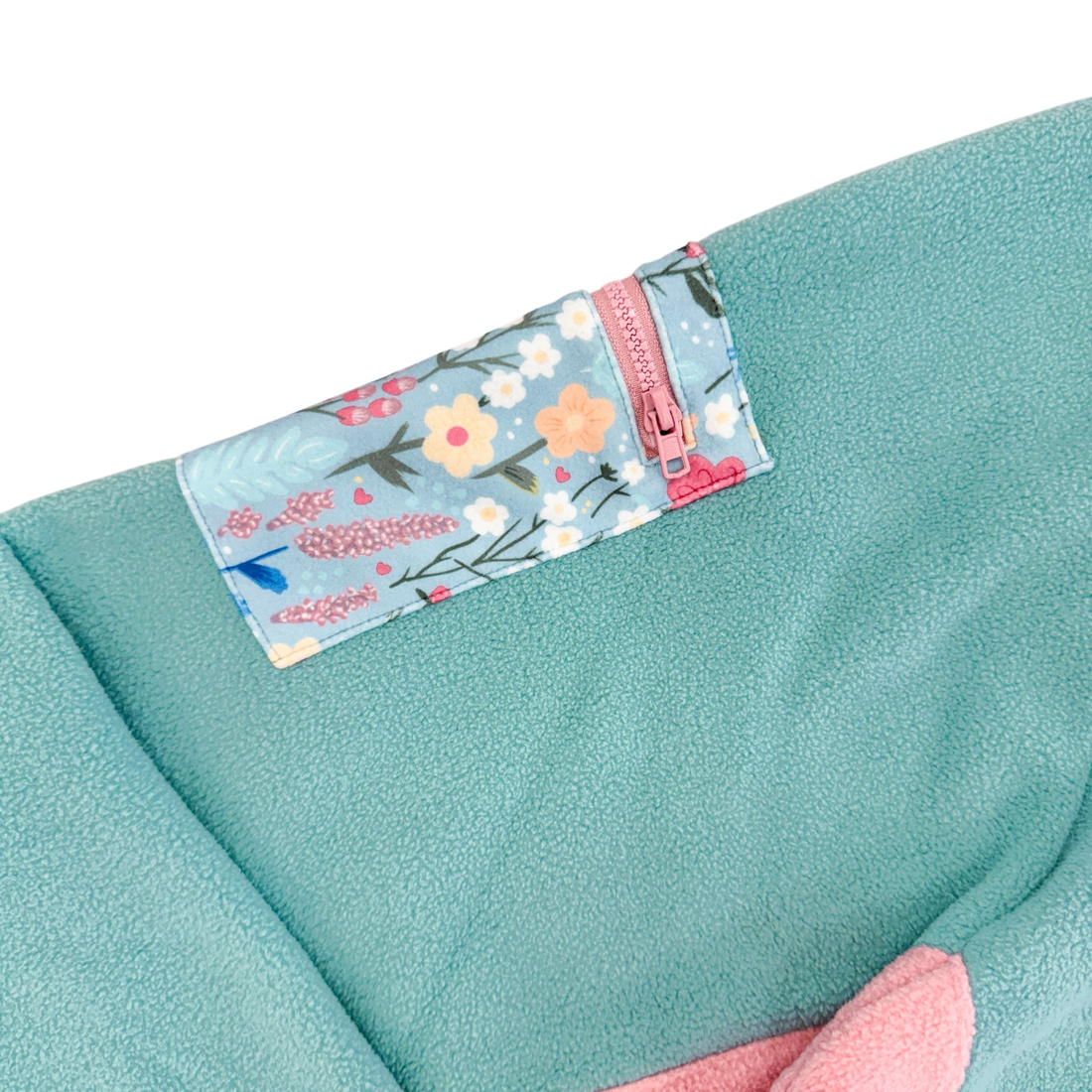 Indigo Ribbed Leggings & Whimsical Wildflower Fleece Bundle