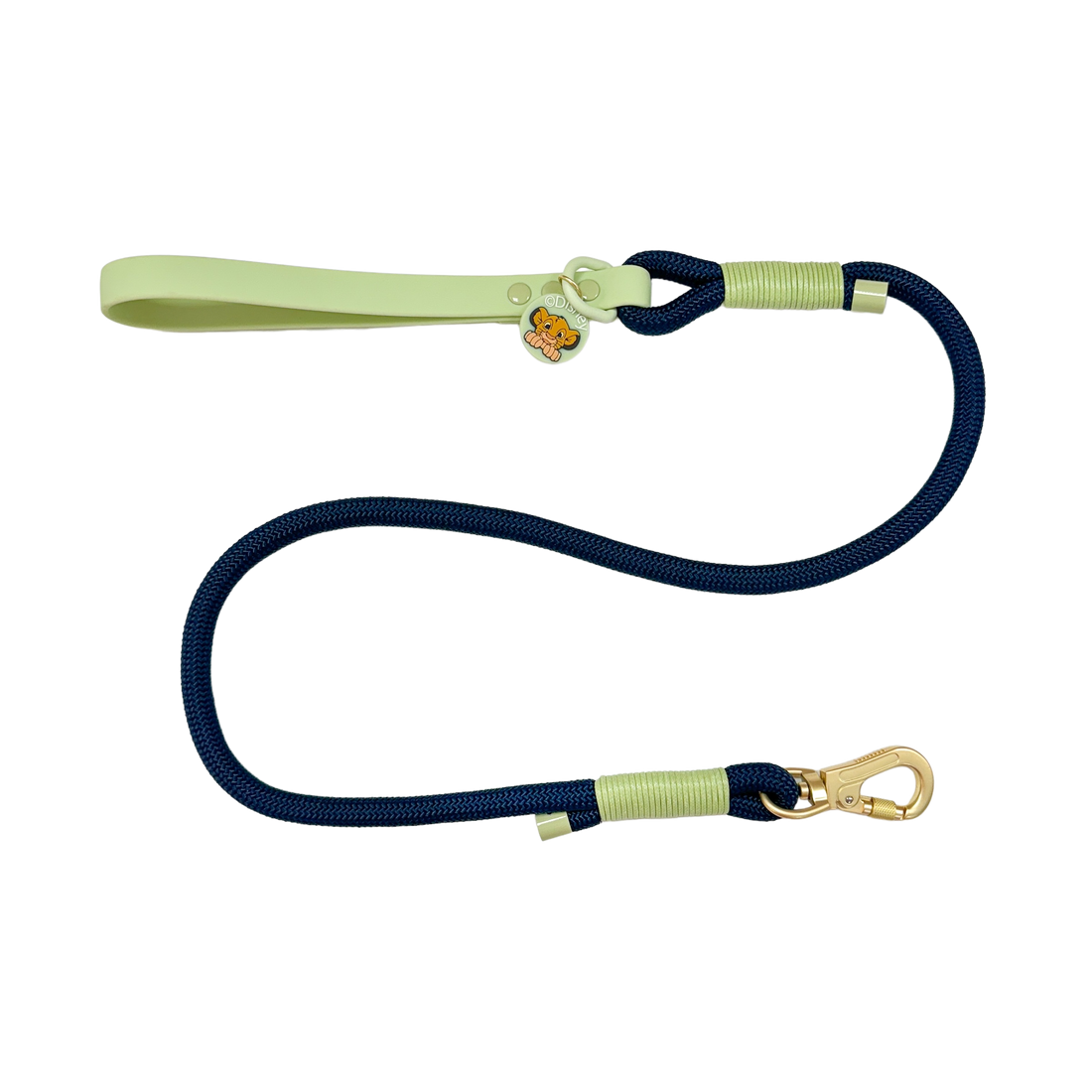 Disney© 4ft Rope Lead - Simba - Navy and Mint