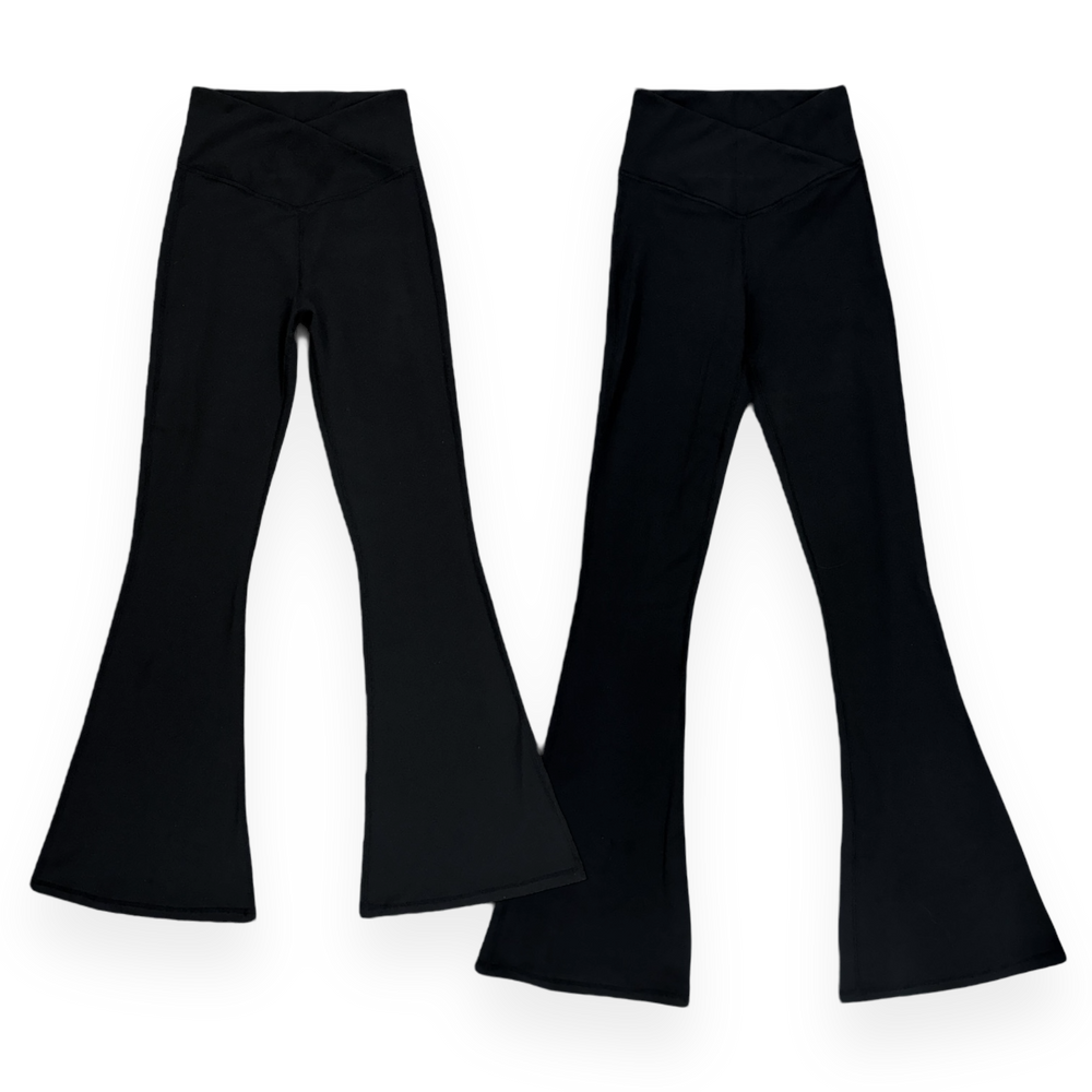 Flared Leggings - Black