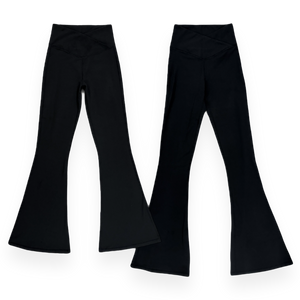Flared Leggings - Black