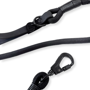 4ft Rope Lead - Black