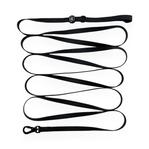 5m Waterproof Long Line Lead - Walkies Ready® Black