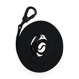 5m Waterproof Long Line Lead - Walkies Ready® Black