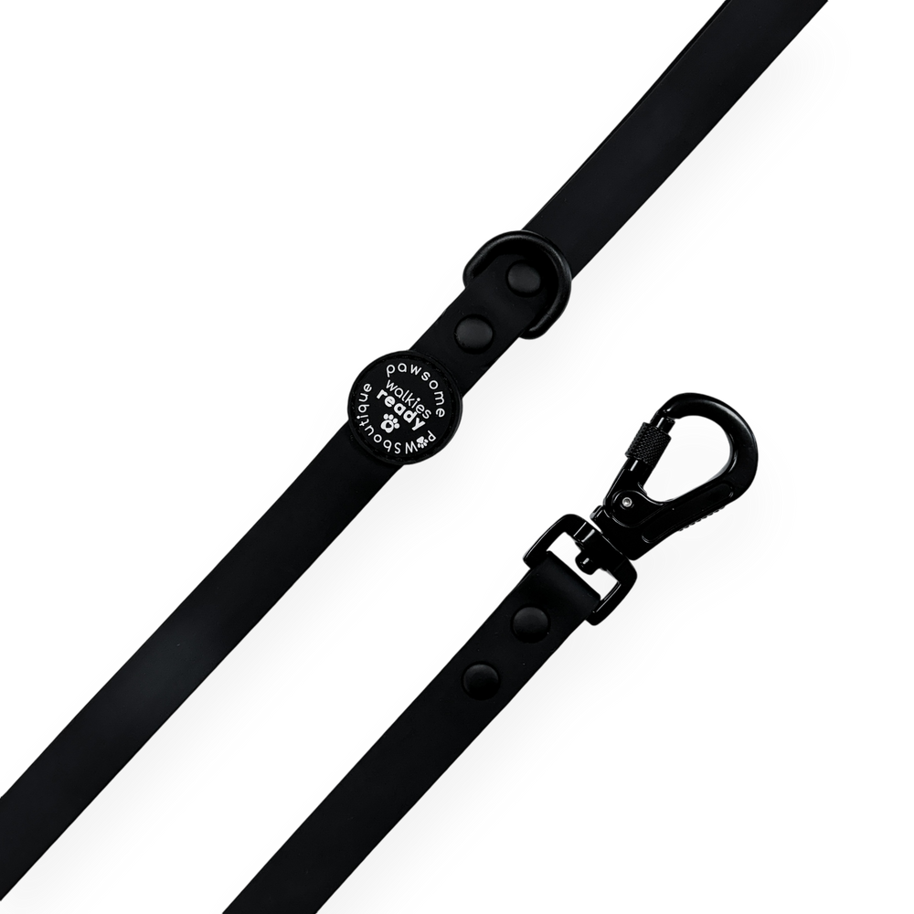 5m Waterproof Long Line Lead - Walkies Ready® Black