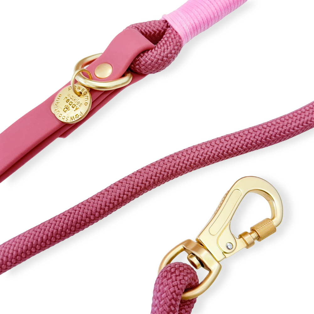 4ft Rope Lead - Pretty Pink