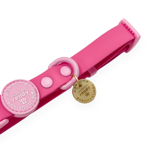 Waterproof Collar - Walkies Ready® Raspberry Pink